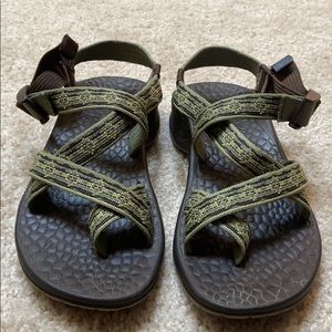 Green Chacos Size 7